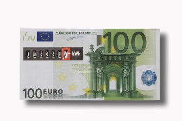100-Euro-Schein mit Zählerstand - CSF014858