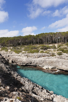 Spanien, Balearische Inseln, Mallorca, Santanyí, Blick auf das Naturschutzgebiet mondrago - SIEF000729