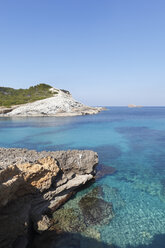 Spanien, Balearische Inseln, Mallorca, Sierra de Arta, Blick auf den Strand - SIEF000787