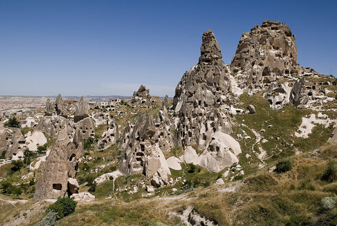 Turkey, Cappadocia, View of uchisar castle - PSF000516