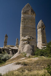 Türkei, Kappadokien, Goreme, Blick auf Felsformation - PSF000517