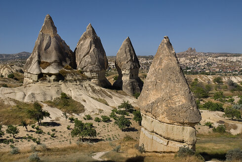 Türkei, Kappadokien, Goreme, Blick auf das Schwerttal - PSF000533