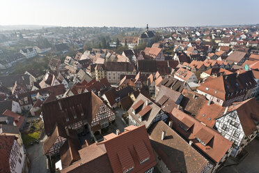 Deutschland, Baden-Württemberg, Bad Wimpfen, Ansicht der historischen Altstadt - WDF000874