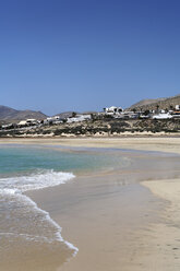 Spanien, Kanarische Inseln, Fuerteventura, Risco Del Paso, Playa de Sotavento, Jandia , Blick auf den Strand - SIEF001308