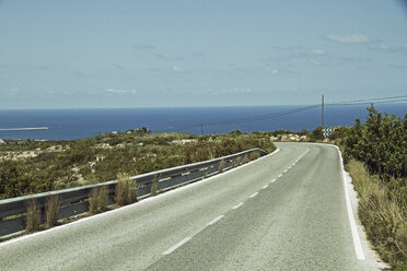 Spain, Denia, View of empty road - MBEF000092