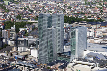 Europe, Germany, Hesse, Frankfurt, View of cityscape with Nextower - CSF014907