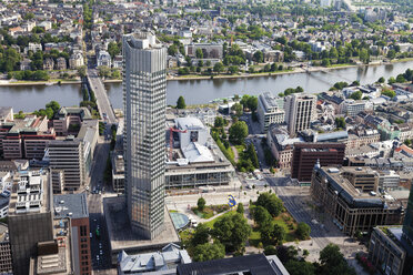 Europe, Germany, Hesse, Frankfurt, View of European Central Bank - CSF014911