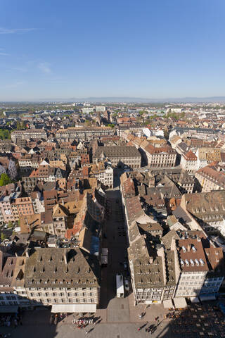 Frankreich, Elsass, Straßburg, Blick auf das Stadtbild, lizenzfreies Stockfoto