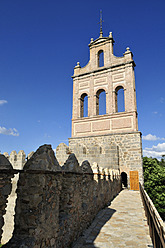 Europa, Spanien, Kastilien und Leon, Avila, Ansicht der mittelalterlichen Stadtmauer - ESF000125