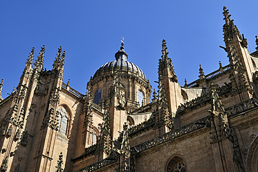 Europa, Spanien, Kastilien und Leon, Salamanca, Ansicht der Kathedrale - ESF000127