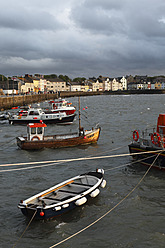 United Kingdom, Northern Ireland, County Down, Donaghadee, View of harbour - SIEF001737