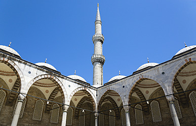 Türkei, Istanbul, Blick auf die Blaue Moschee - PSF000614