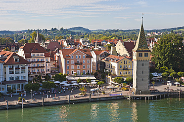 Blick auf Lindau, eine charmante Stadt in Bayern, Deutschland - WDF001067