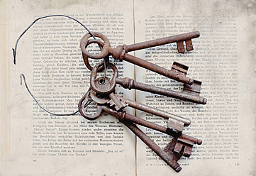 Bunch of keys on book - HSTF000013