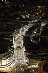 Germany, Frankfurt, View of town at night - FO003771