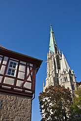 Deutschland, Thüringen, Mühlhausen, Ansicht der Frauenkirche - WDF001174