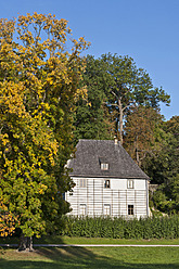 Deutschland, Thüringen, Weimar, Blick auf Gartenhaus - WD001131