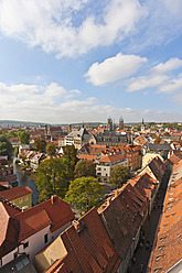 Deutschland, Thüringen, Erfurt, Blick auf die Stadt - WDF001118