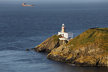 Ireland, County Fingal, View of Baily Lighthouse - SIEF002196