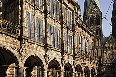 Deutschland, Bremen, Ansicht des Rathauses - MSF002621