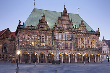 Deutschland, Bremen, Ansicht des Rathauses - MSF002615