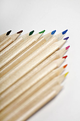 Group Multicolored Pens Row Stock Photo 1295038444