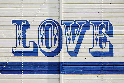 Deutschland, Text love on cargo wagon - ANBF000007