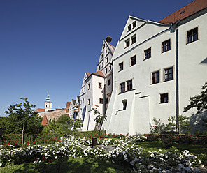 Deutschland, Bayern, Neustadt an der Waldnaab, Blick auf den Barockgarten - SIEF002242