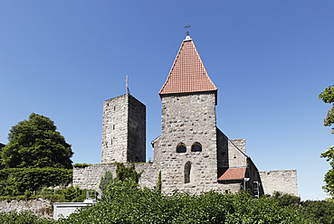 Deutschland, Bayern, Ansicht der Burg Leuchtenberg - SIEF002255