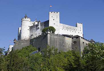 Österreich, Salzburg, Blick auf die Festung Hohensalzburg - WWF002050
