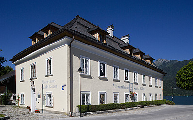 Österreich, St. Gilgen, Blick auf das Mozarthaus, Geburtshaus von Mozarts Mutter - WW001971