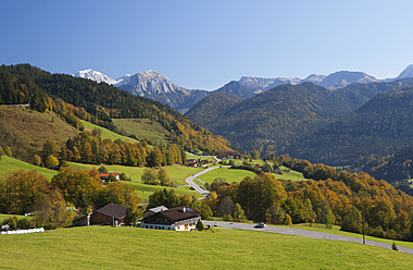 Germany, Bavaria, Ramsau, View of Watzmann mountains - WWF002067