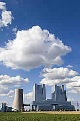 Europe, Germany, North Rhine Westphalia, View of coal power plant - CSF015853