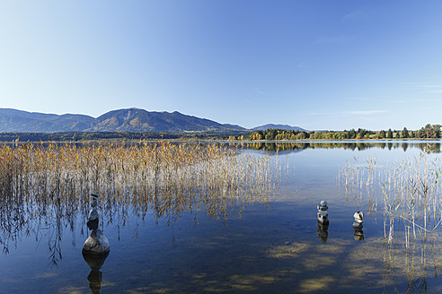 Deutschland, Bayern, Blick auf Berge und Staffelsee - SIEF002397