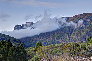 Spanien, La Palma, Blick auf die Cumbre Vieja - SIEF002490