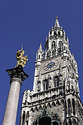 Deutschland, München, Mariensäule vor dem Rathaus - TCF002439