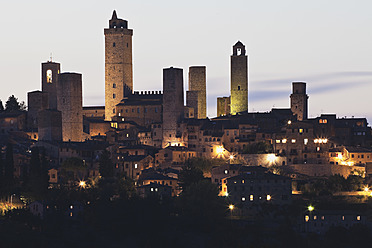 Europe, Italy, Siena Province, View of San Gimignano - GWF001744