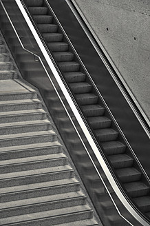 Germany, Bavaria, Munich, View of escalator - AXF000062