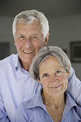 Germany, Bavaria, Senior couple smiling, portrait - TCF002565