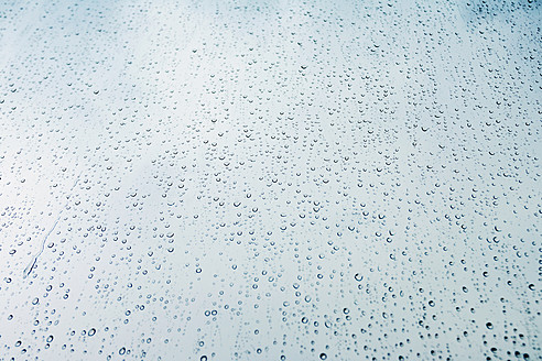 Austria, Raindrops on window - WVF000239