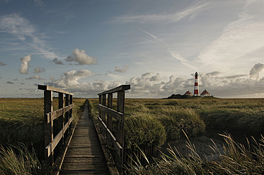 Germany, View of Westerheversand Lighthouse - CEF000001