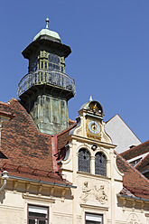 Österreich, Steiermark, Graz, Blick auf das Glockenspielhaus - SIEF002728