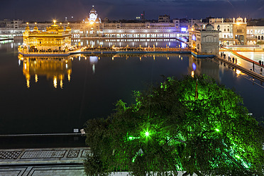 Indien, Punjab, Amritsar, Ansicht des Goldenen Tempels - FOF003975