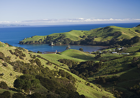 Neuseeland, Blick auf die Coromandel-Halbinsel - WBF001222