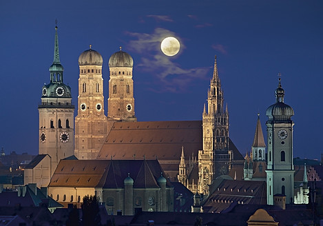Germany, Bavaria, Munich, View of city - WBF001235