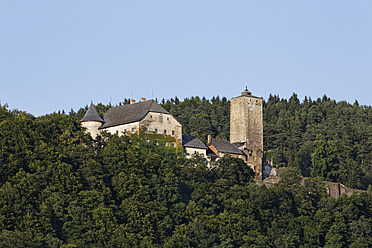 Österreich, Hofkirchen, Blick auf Schloss Marsbach - SIEF002813