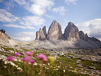 Italien, Blick auf den Nationalpark der Sextner Dolomiten - BSCF000140