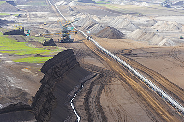 Germany, Saxony, Brown coal mining - MJ000129