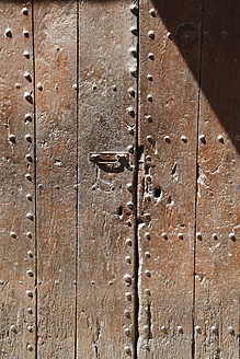 Spain, Close up of wooden door - JMF000204