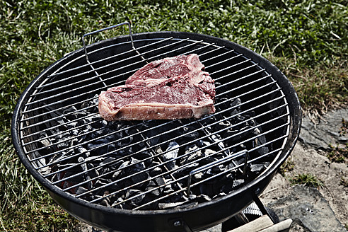 Deutschland, Köln, Fleisch vom Grill - RHYF000218